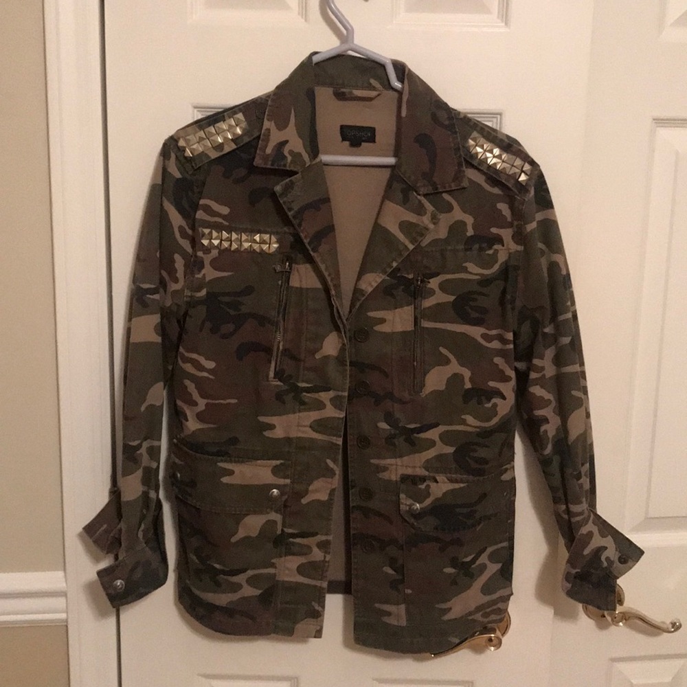 Camo Top Shop jacket